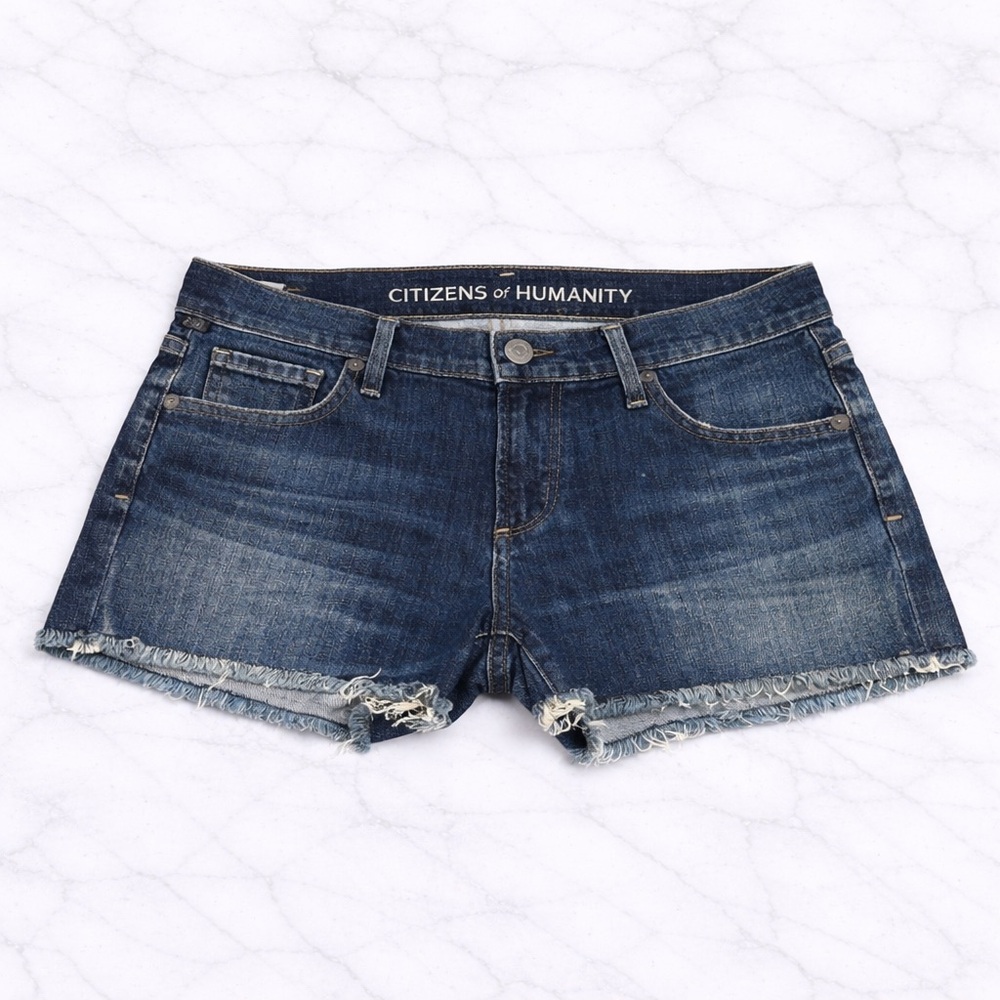 Citizens of Humanity Micro Denim Shorts 25 Vintage Wash NWOT